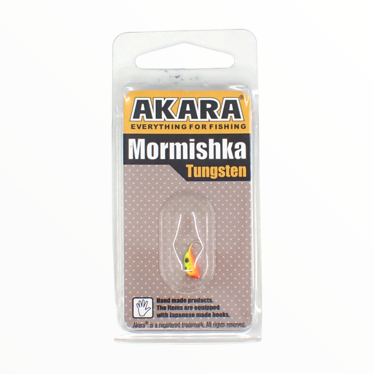 3MM TUNGSTEN MORMISHKA AKARA RIGA BANANA WITH AN EYELET