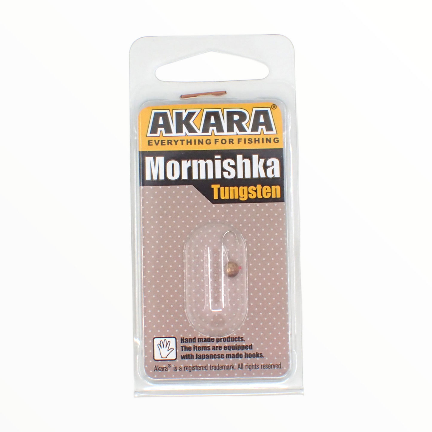 4MM TUNGSTEN MORMISHKA AKARA DISCO BALL WITH HOLE