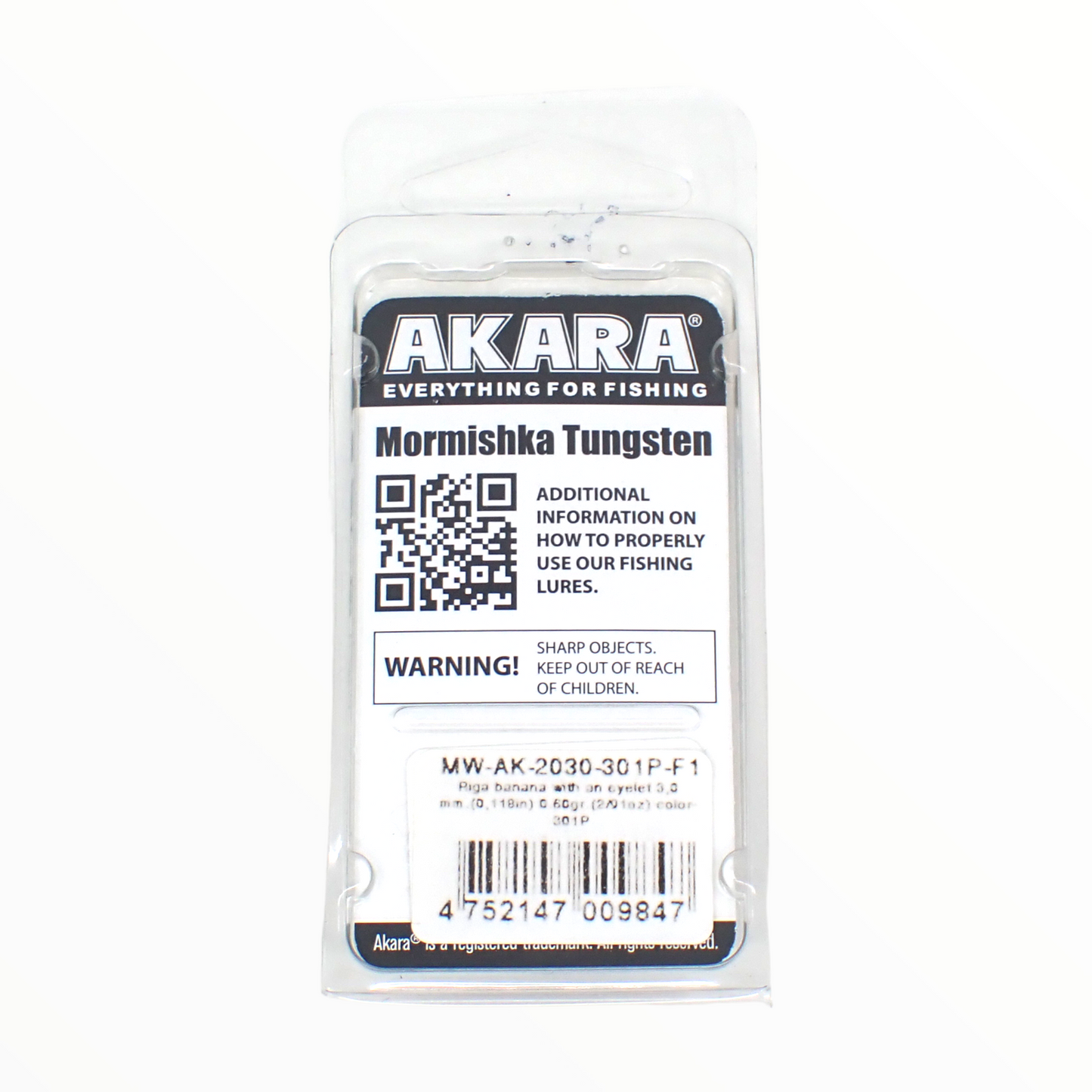 3MM TUNGSTEN MORMISHKA AKARA RIGA BANANA WITH AN EYELET