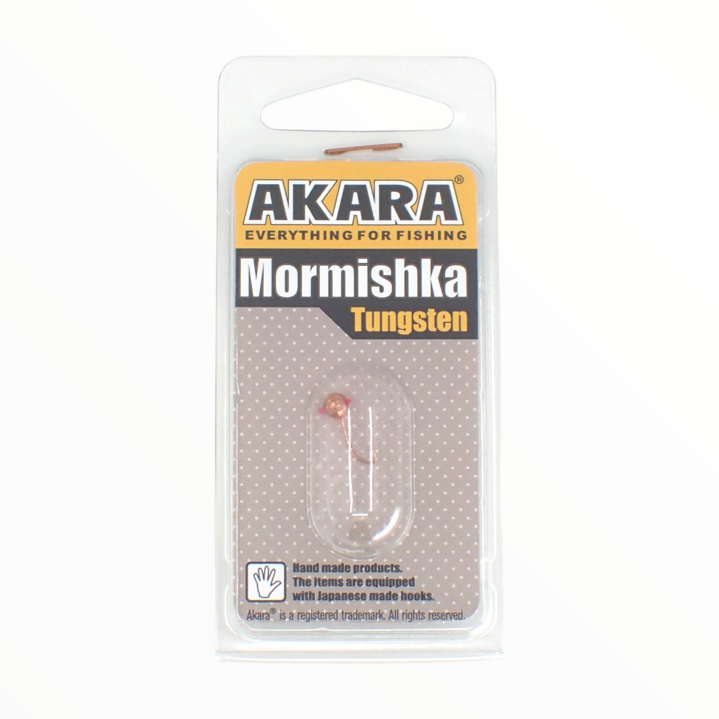 4MM TUNGSTEN MORMISHKA AKARA DISCO BALL WITH HOLE
