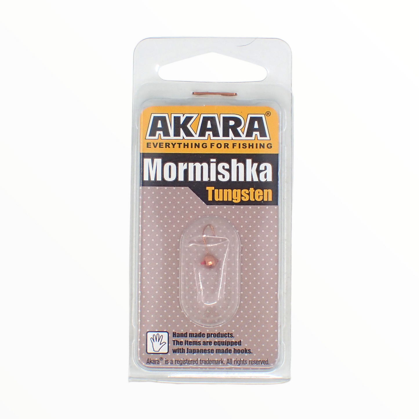 4MM TUNGSTEN MORMISHKA AKARA DISCO BALL WITH HOLE