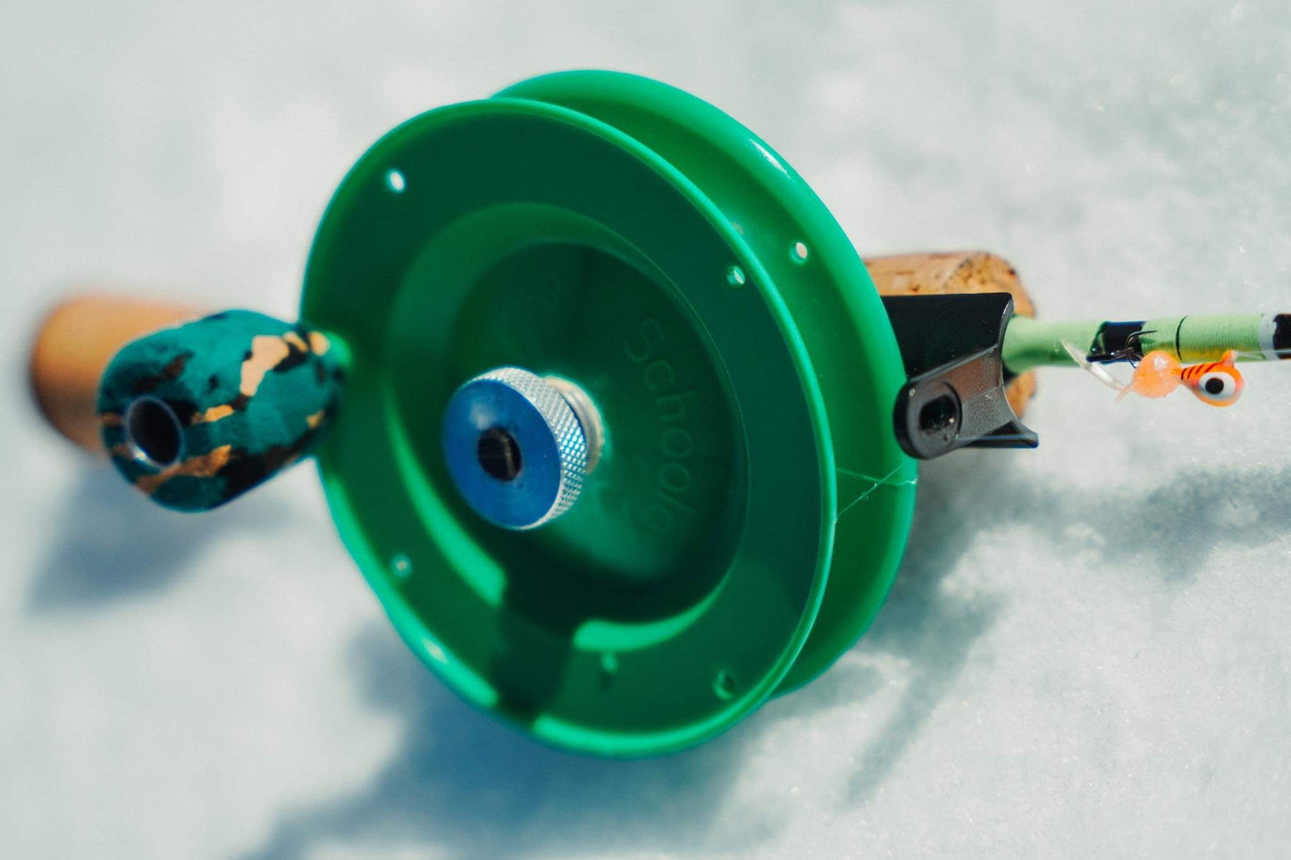 Schooley Reel with OG MIchigan Schooley Handle