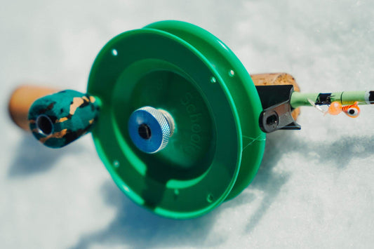 Schooley Reel with OG MIchigan Schooley Handle