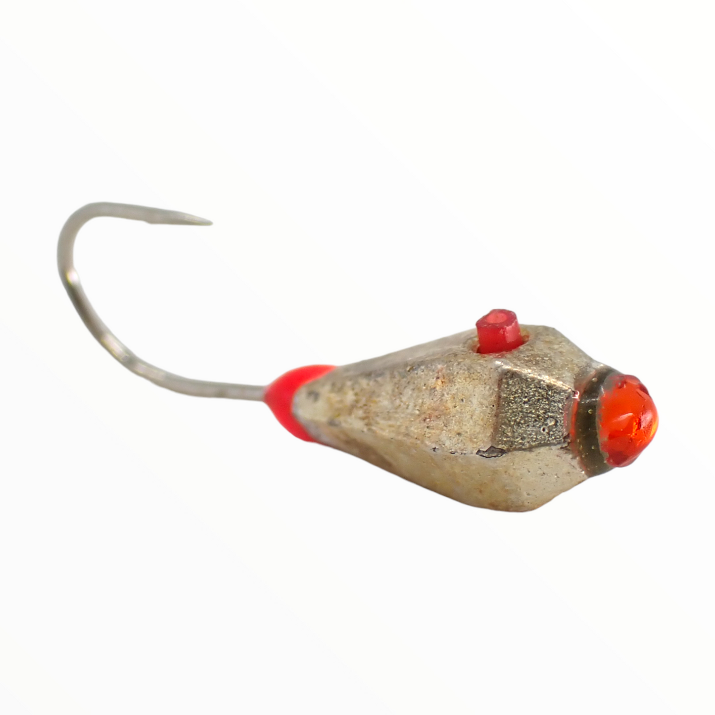 4MM TUNGSTEN MORMISHKA AKARA TEAR DROP WITH A HOLE WITH FACETS WITH KEMBRIK (PLASTIC TUBE) WITH CRYSTAL