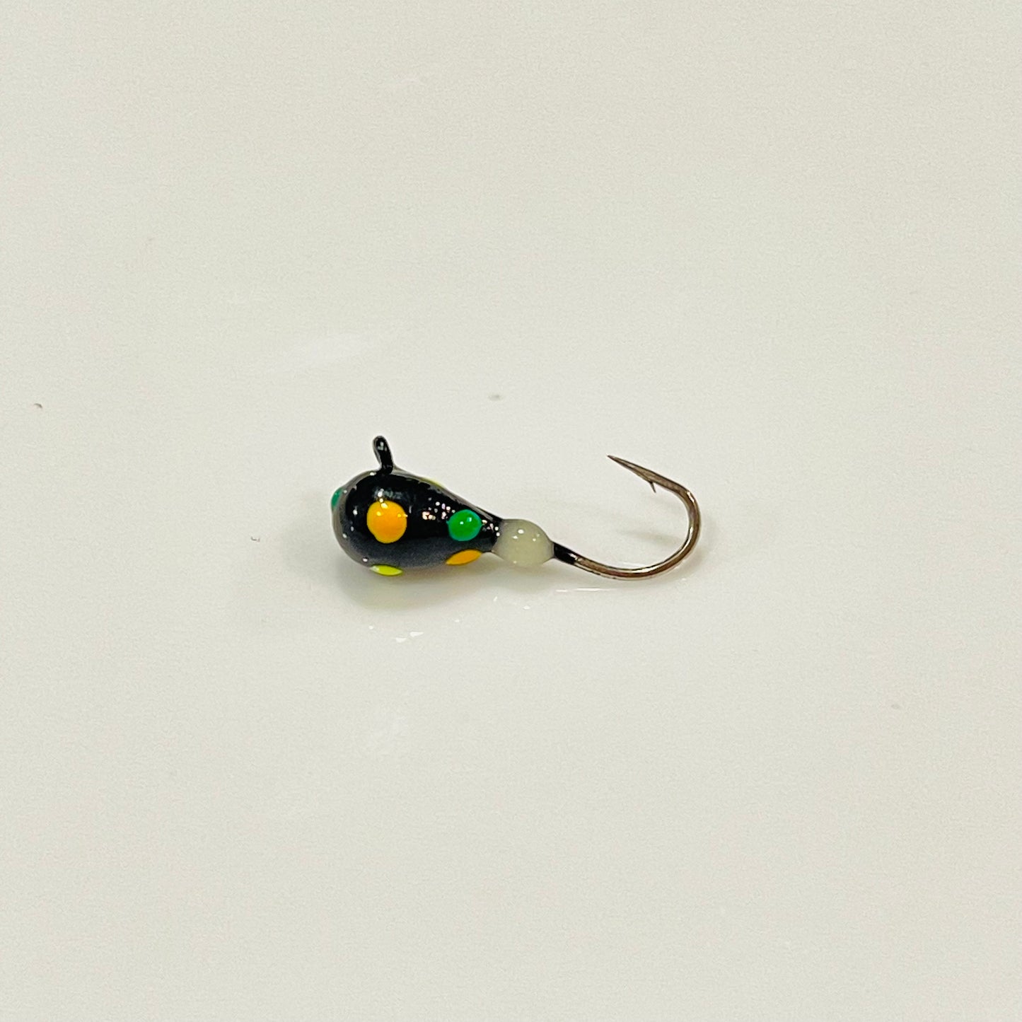 Black / Yellow & Green Dots