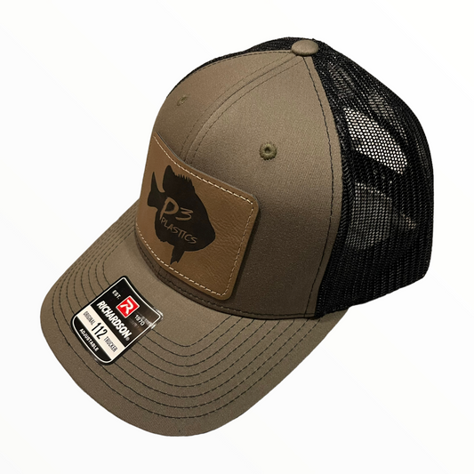 P3 Plastics Leather Patch Hat