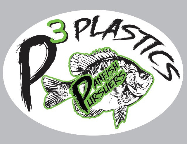 Panfish Sticker P3 Plastics Sticker Logo – Panfish Pursuers LLC